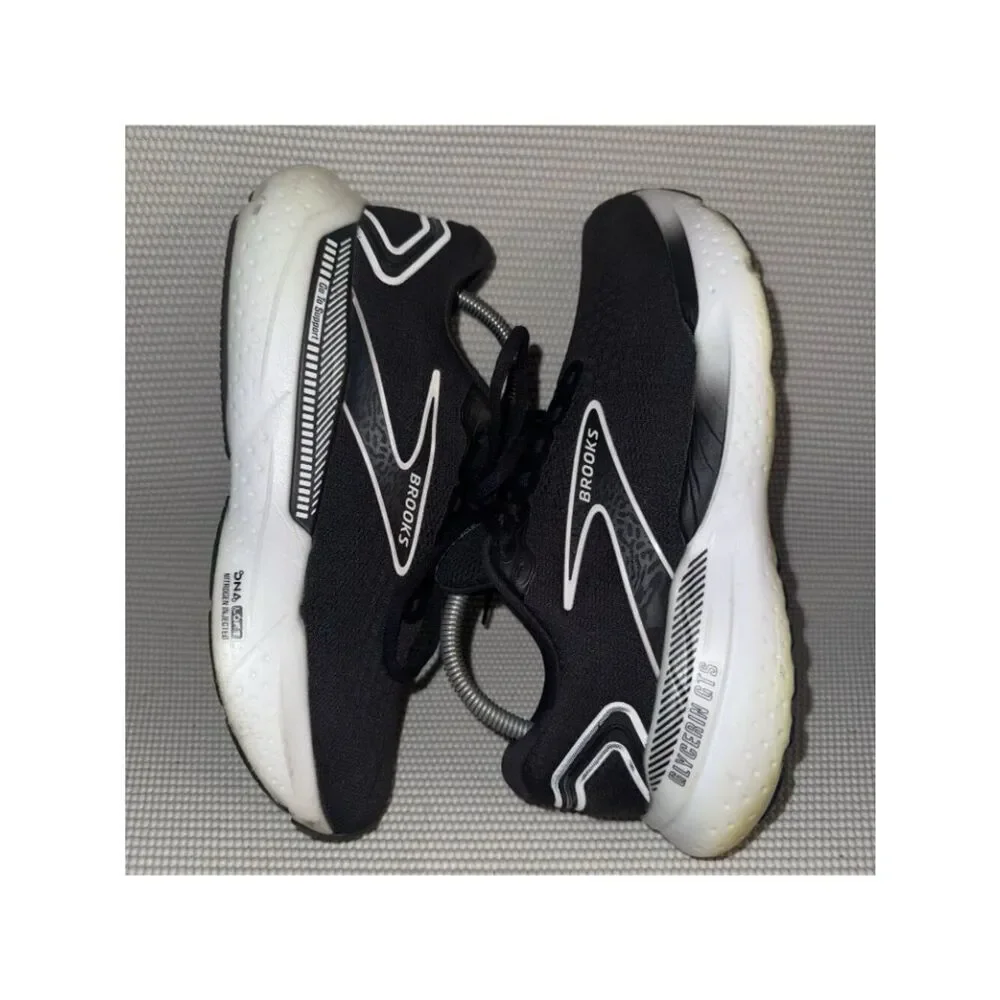 Brooks Glycerin GTS 21 Black Sneaker Running Athletic Gym Shoes Women’s Size 10
